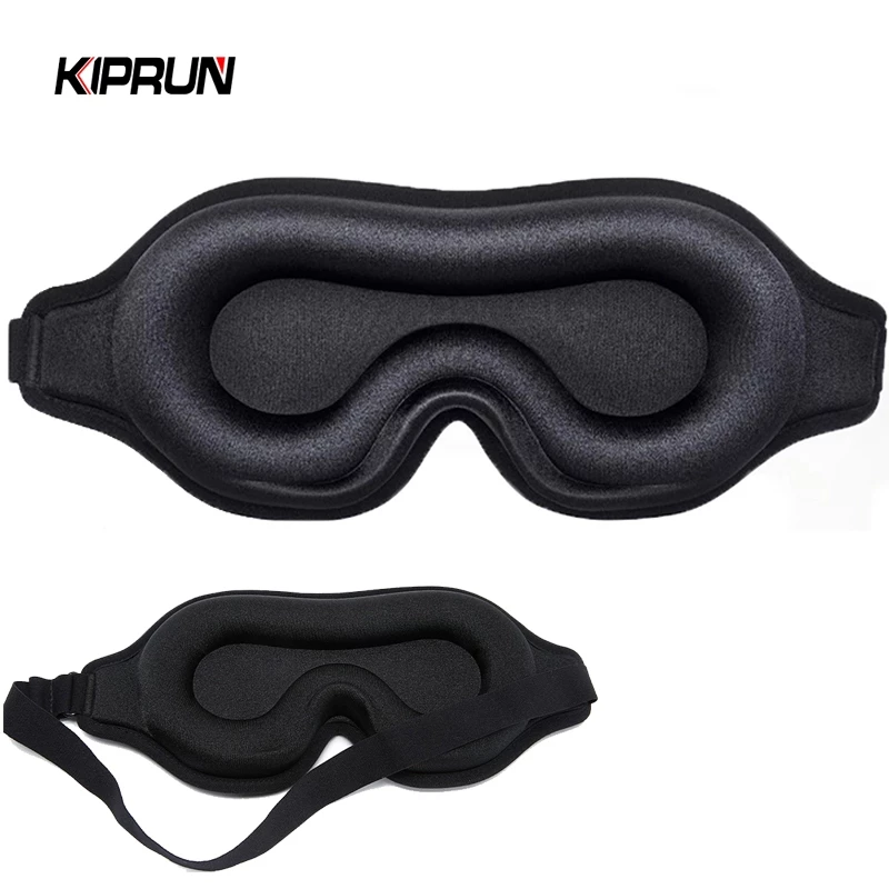Kiprun หน้ากากปิดตา โฟมเมมโมรี่ 3D ปิดทึบแสง