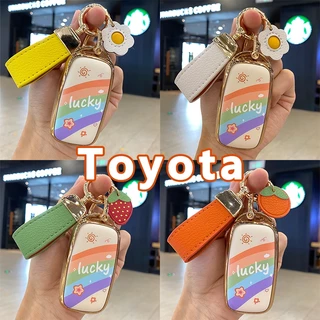Toyota Yaris Ative 2023 Yaris Cross 2024 เคสกุญแจรถยนต์ Toyota Yaris Ativ Sports เคสกุญแจรีโมทรถยนต์ TPU โครเมี่ยม สําหรับ พวงกุญแจรถยนต์ Toyota Raize Avanza New Veloz ปลอกกุญแจรถยนต์ Toyota Yaris 2019-2020 2021 2022 2025 เคสกุญแจรีโมท Raize case กุญแจ