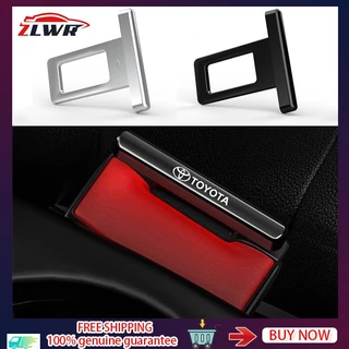 ZLWR Toyota หัวเข็มขัดนิรภัยรถยนต์ มินิ ล่องหน หัวเข็มขัดนิรภัยรถ วัสดุโลหะผสมสังกะสี อุปกรณ์รถ ของแต่งรถ toyota แต่งรถ yaris cross,corolla cross,yaris ativ,Vios,Veloz,Camry