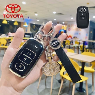 Toyota Remote สมาร์ทรถ Key Chain แหวนสําหรับ Toyota YARIS 2022-2023/Raize/Avanza/YARIS ativ 2022-2024/Vios/YARIS CROSS 2023-2024 อุปกรณ์เสริม