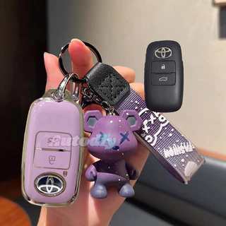เคสกุญแจ Yaris Ativ Toyota Yaris Ativ รถ Remote Key สําหรับ Toyota Yaris Ativ Yaris Cross Yaris Ativ กีฬา 2022-2025 Wigo Avanza Raize Veloz
