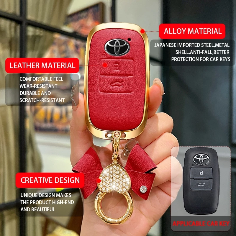 เคสกุญแจ Toyota Yaris ATIV 2022 2023 Yaris Cross Hev 2024 ปลอกกุญแจรถยนต์