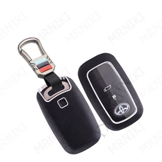 เคสกุญแจรีโมทรถยนต์ แบบหนัง TPU ใส สําหรับ Toyota Yaris Cross 2026 Yaris Ativ 2025 Raize VELOZ 2023 VELOZ 2021-2025