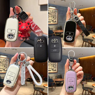 เคสกุญแจรีโมทรถยนต์ สําหรับ Toyota Yaris Cross Yaris Ativ Sports Veloz Raize Avanza