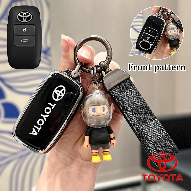 Toyota 3 ปุ่มกุญแจรถ Toyota YARIS Key สําหรับ Toyota YARIS 2022-2023/Raize/Avanza/YARIS ativ 2022-2024/Vios/YARIS CROSS 2023-2024