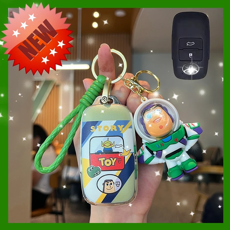 key case เคสกุญแจรีโมทรถยนต์ TPU ของ Toyota Yaris Ativ 2022-2023 Avanza raid Veloz การ์ตูนน่ารัก Toyota Raize/Avanza/YARIS ativ 2022-2024/Vios/YARIS CROSS 2023-2024