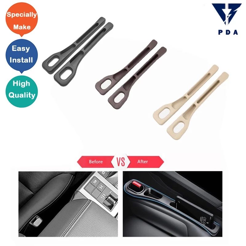 รถที่นั่งรั่วปลั๊ก Gap Filler Soft Pad ที่นั่งด้านข้างตะเข็บแถบโทรศัพท์ Key Storage สําหรับ Toyota Camry/Corolla cross/yaris cross/ativ/altis/yaris/Innova Zenix/veloz