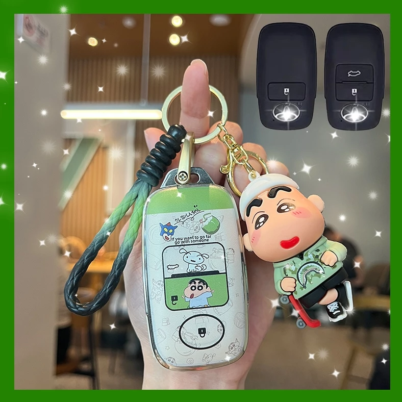 Toyota Yaris Ative Yaris Cross Toyota New Yaris Ativ Sports เคสกุญแจรถยนต์ เคสกุญแจรีโมทรถยนต์ TPU โครเมี่ยม สําหรับ Toyota Raize น่ารัก