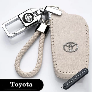 ครอบคลุมกุญแจรถโตโยต้า โซ่กุญแจรถโตโยต้า Toyota Yaris Yaris Cross Camry Corolla Vios Wigo Hiace Agya Fortuner Raize Veloz RAV4 Avanza Innova Hilux Alphard Land Cruiser พวงกุญแจรถยนต์ ของแต่งรถยนต์