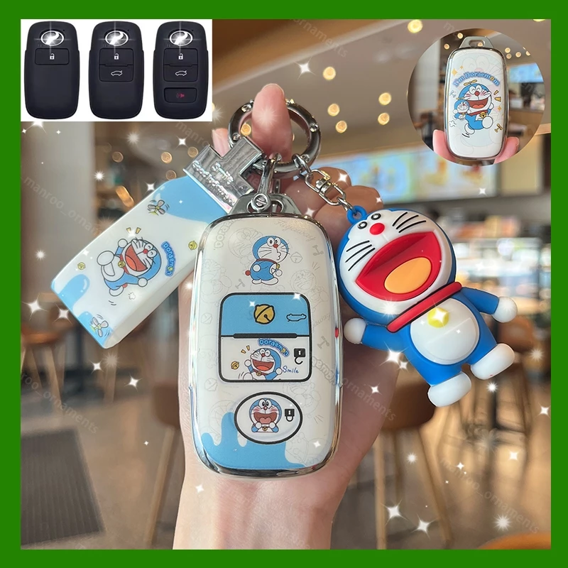 【ลายสองด้าน】key case เคสกุญแจ Toyota ฝาครอบกุญแจโตโยต้า Yaris ativ 2025 2023 cross 2013 veloz Yaris cross wigo raize Vios 2023 เคสกุญแจรถยนต์ เคสกุญแจรีโมทรถยนต์