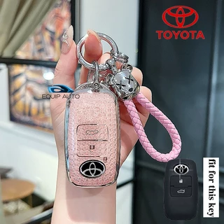 เคสกุญแจ Toyota Yaris/Raize/Avanza Toyota Yaris ativ/Vios/YARIS CROSS ฝาครอบกุญแจ Toyota Car Remote Key Case