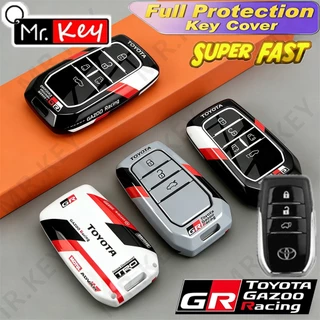 [Mr.Key]TOYOTA GR Sprot ฝาครอบกุญแจสําหรับ Corolla Cross Yaris Cross Prius Hilux Land Cruiser Noah Case