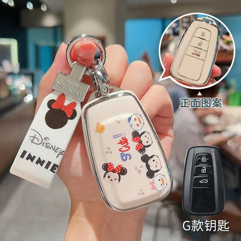 ที่ใส่กุญแจรถ TPU สำหรับ Toyota new furtuner Hilux Yaris Yaris Ativ Fortuner Corolla Veloz  Commuter Alphard  Cross Corolla Altis Town Ace Yaris RAV4 Sienta Camry Vios ที่ใส่กุญแจรถ กุญแจรถ Fob ที่ใส่กุญแจรถระยะไกล
