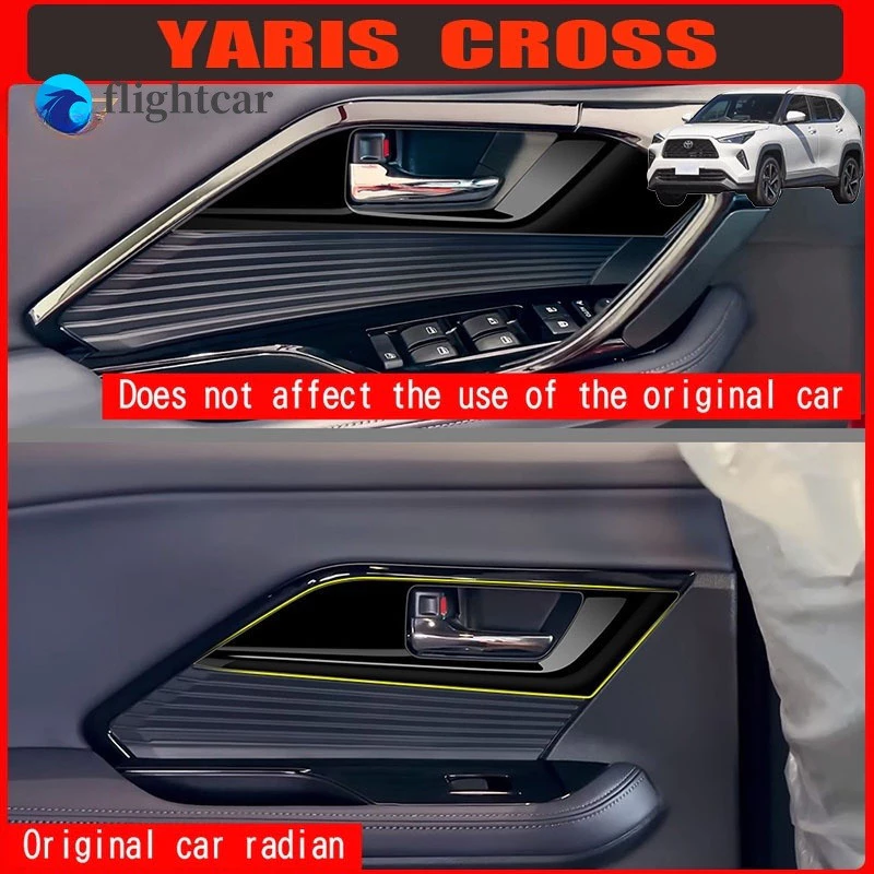 กรอบแฮนด์ด้านใน Toyota Yaris Cross 2023 2024 สําหรับ Toyota Yaris Cross