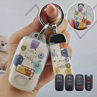 ฝาครอบกุญแจรถโตโยต้า Toyota Yaris ativ cross 2013 raize Vios 2023 veloz Yaris cross wigo TPU เคสกุญแจรถยนต์ เคสกุญแจรีโมทรถยนต์