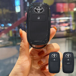 เคสกุญแจรถ Toyota สําหรับ yaris ativ/cross veloz avnaza raize vios ปลอกกุญแจ yaris พวงกุญแจ 2022 2023 2024