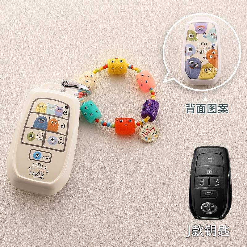 ที่ใส่กุญแจรีโมทรถยนต์ Toyota GRANVIA Vellfire SIENNA new Hilux  Fortuner Corolla Cross Yaris  Veloz Yaris Ativ Commuter Corolla Camry  Alphard  พวงกุญแจรถ. กระเป๋าใส่กุญแจรถ