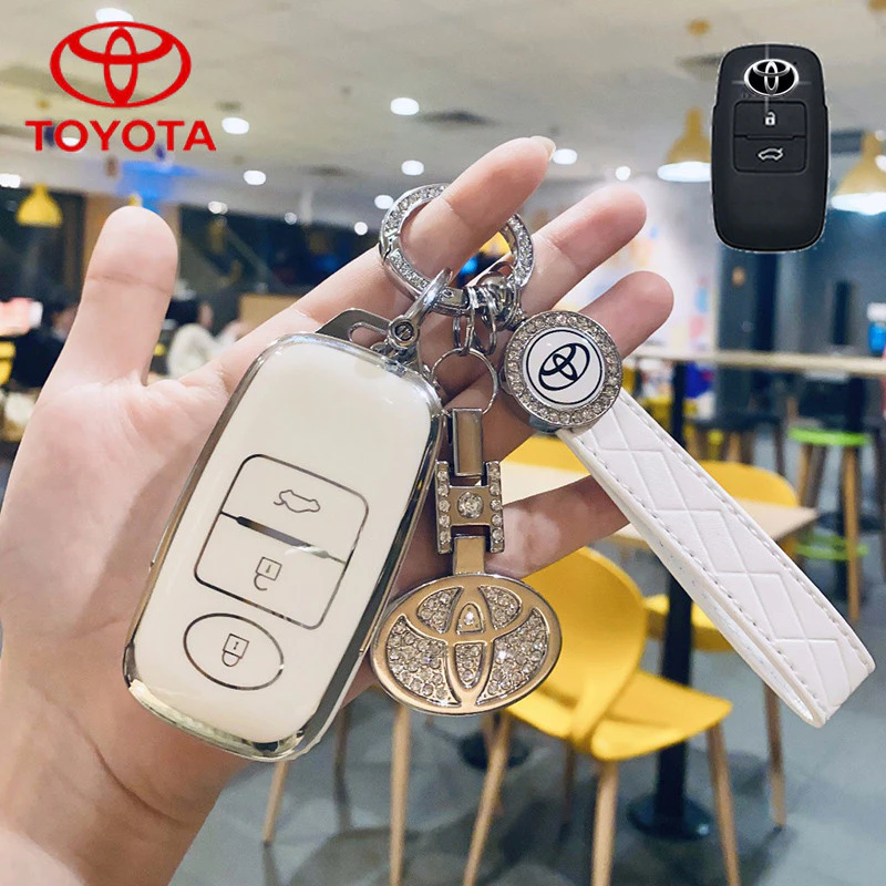 Toyota YARIS 2022-2023 รถ Remote Key สําหรับ Toyota Raize/Avanza/YARIS ativ 2022-2024/Vios/YARIS CROSS 2023-2024 ฝาครอบพวงกุญแจ