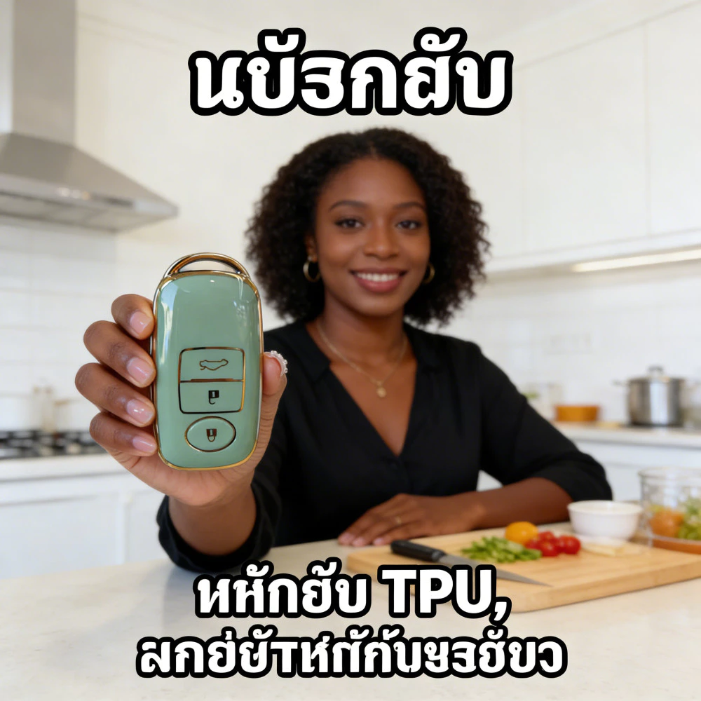 รถยนต์เคสกุญแจรีโมทรถยนต์โครเมี่ยม Toyota Yaris Cross New Yaris Ativ Sports