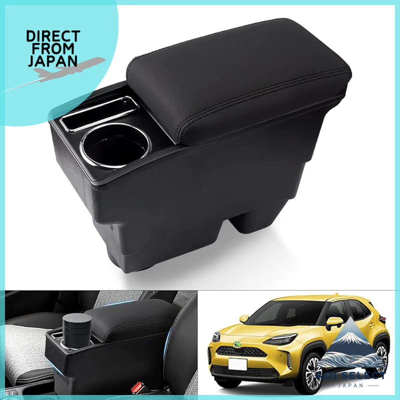 【Design Registered】Auto Spec Toyota Yaris Cross Car Armrest Console Box Interior Storage Box Multifunctional YARIS CROSS R2.8-Current Model Specific Design Drink Holder Small Item Storage Elbow Rest Armrest Storage Accessory Car Goods Easy Installation Fa