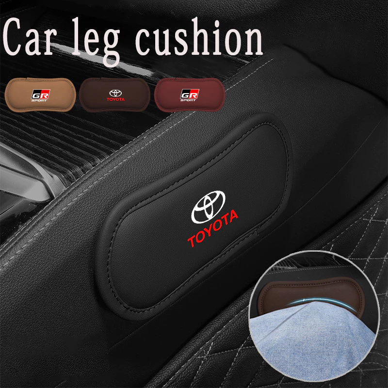Toyota แผ่นรองขารถยนต์ความสูงข้อศอกเพิ่มขึ้นขารองรับเข่าแผ่นรองขาพอดี Toyota Fortuner Camry Hilux Revo Yaris ATIV Yaris Cross Veloz Prius Innova Hiace
