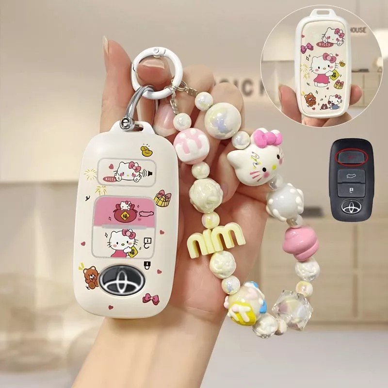 พวงกุญแจ Toyota key cover yaris ativ 2023  cross 2013 toyota raize Vios 2023 2025 veloz Yaris cross wigo กรอบกุญแจ