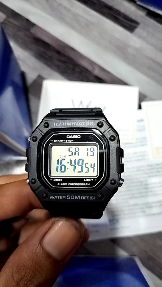reviewร้านแนะนำ ใส่โค้ดลดเพิ่ม ของแท้ นาฬิกาข้อมือ Casio รุ่น W 218HW 218HCW 218HD พร้อมกล่อง comment 0