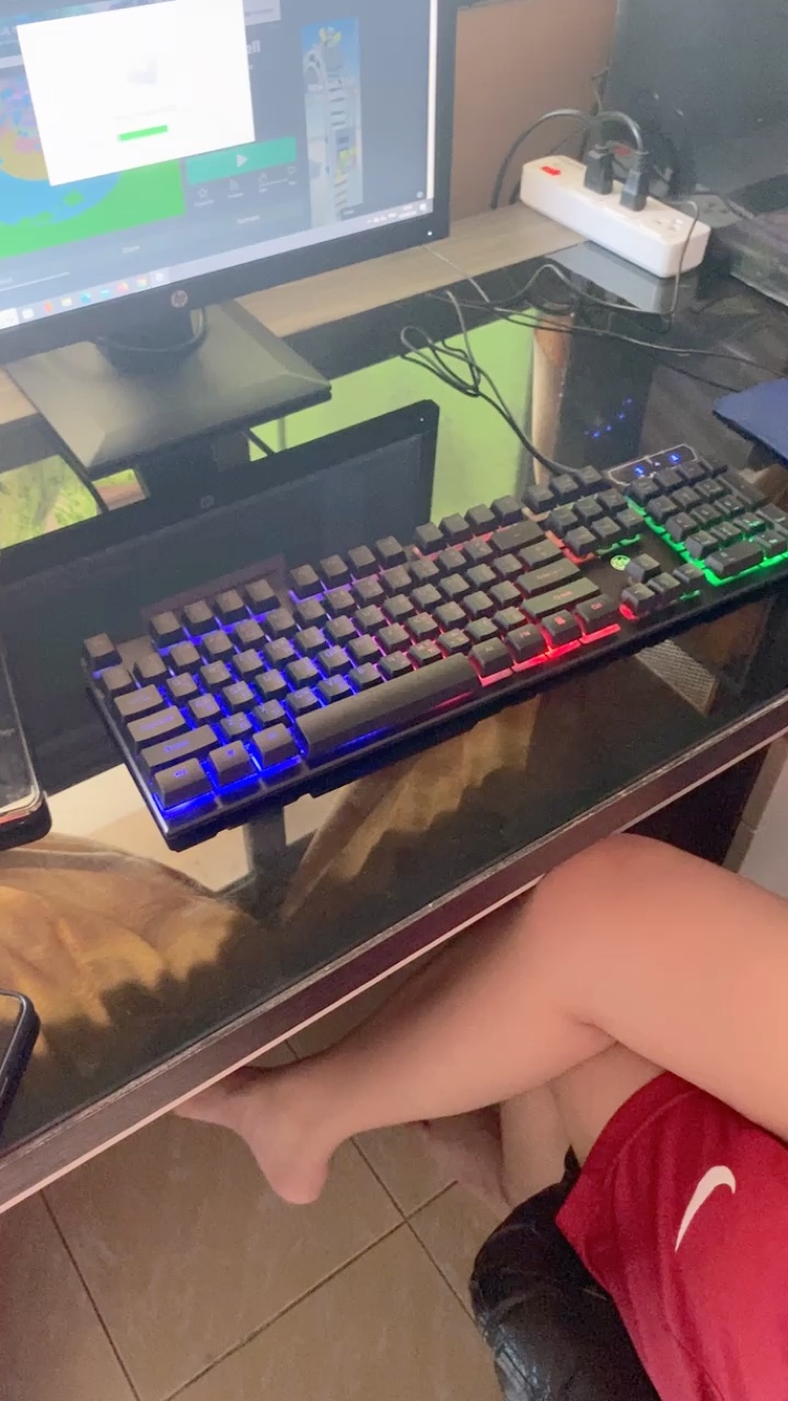 reviewร้านแนะนำShiZhua คีย์บอร์ด LED คีบอร์ดเกมมิ่ง ภาษาไทย USB Keyboard ไฟรุ้ง 7 สี สองเวอร์ชั่น อังกฤษไทยThai versionA 058 comment 0