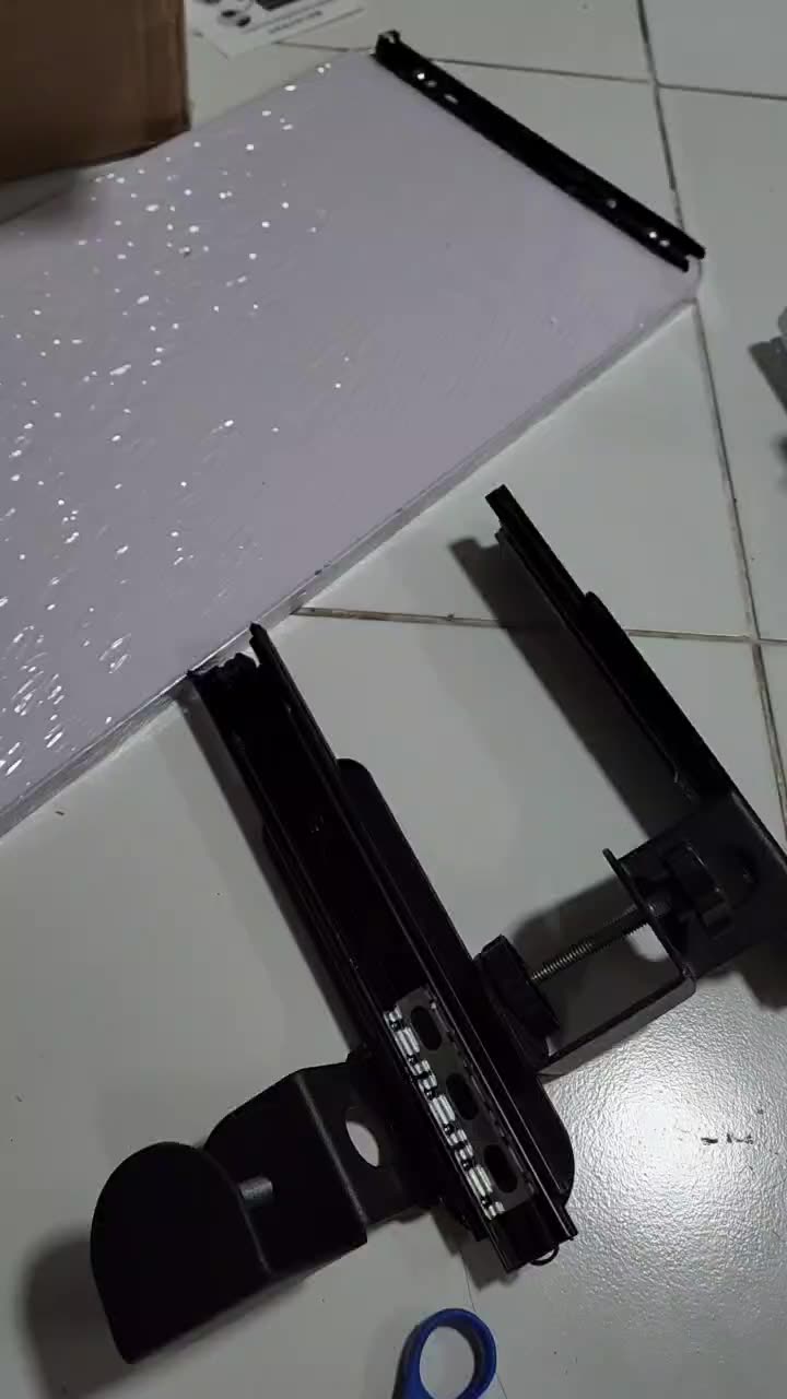 reviewราคาโปร3 3ที่วางคีย์บอร์ด แบบหนีบโต๊ะ Keyboard tray ถาดวางคีย์บอร์ด ไม่ต้องเจาะโต๊ะ ติดตั้งง่าย แข็งแรง สวยงาม comment 0