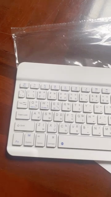 reviewร้านแนะนำ คีย์บอร์ดไทย Bluetooth keyboard THAIคีย์บอร์ดบลูทู ธ เมาส์บลูทู ธ คีย์บอร์ดiPad เม้าส์ เหมาะสำหรับแท็บเล็ตAndroid IOS comment 0