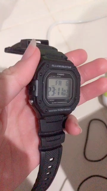 reviewร้านแนะนำCASIO ของแท้รุ่น W 218HC W 218HD W 218H W 219H นาฬิกาผู้ชาย ยอดนิยม กล่องและรับประกัน 1ปี W218H W218 W219H W219 comment 0