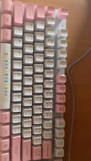 reviewร้านแนะนำShiZhua คีย์บอร์ด LED คีบอร์ดเกมมิ่ง ภาษาไทย USB Keyboard ไฟรุ้ง 7 สี สองเวอร์ชั่น อังกฤษไทยThai versionA 058 comment 0