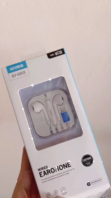 reviewKIVEE หูฟัง หูฟังอินเอียร i Phone แบบมีสาย หูฟัง 3 5mm Jack for Samsung Oppo HUAWEI หูฟังใช้สาย ของแท้100 earphone comment 0