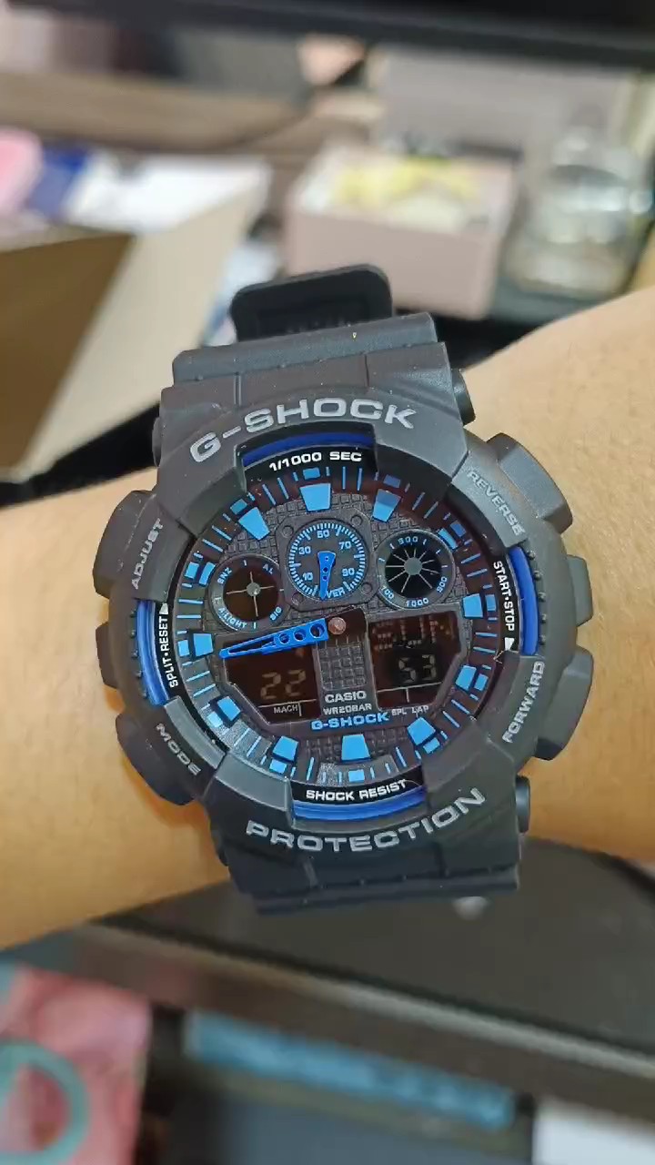 reviewCasio watch G SHOCK แท้100 รุ่นGA 100 1A2 นาฬิกาข้อมือชาย ของแท้จัดส่งพร้อมกล่องคู่มือใบประกันศูนย์CMG 1ปีกันน้ำ comment 0