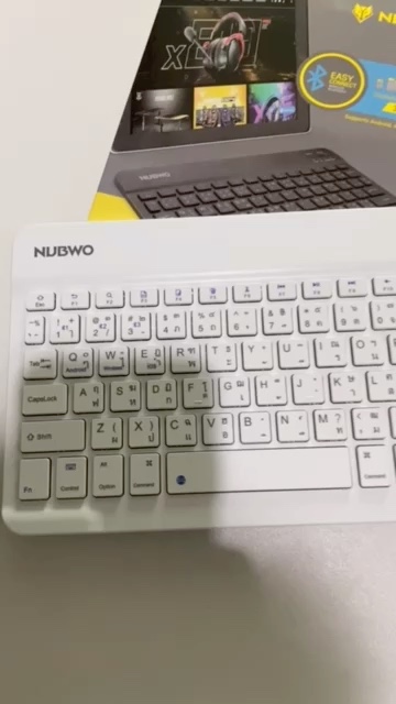 reviewNubwo Bluetooth Keyboard NKB 103NKB 100คีย์บอร์ดเล็ก คีย์บอร์ดไร้สาย คีย์บอร์ดบลูทูธ comment 0