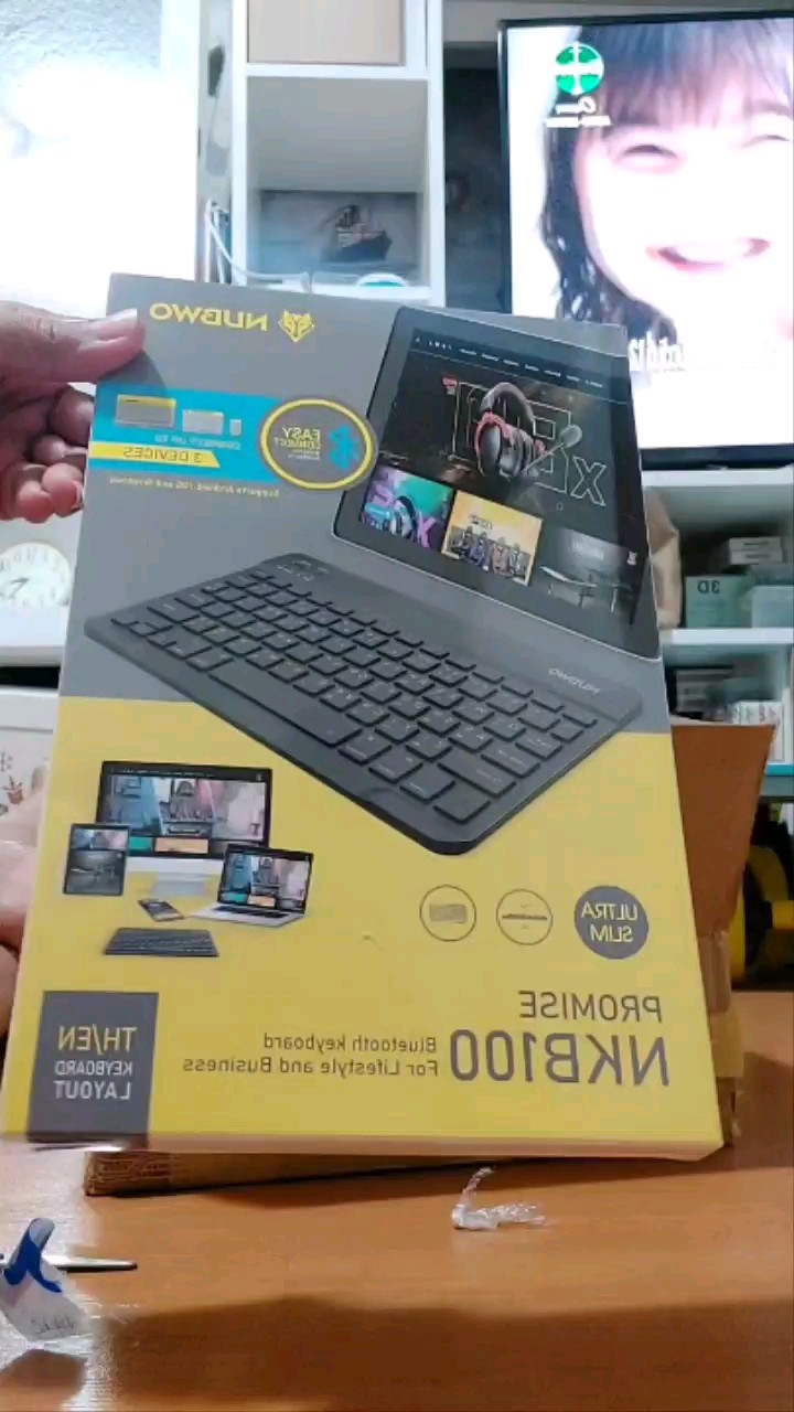 reviewNubwo Bluetooth Keyboard NKB 103NKB 100คีย์บอร์ดเล็ก คีย์บอร์ดไร้สาย คีย์บอร์ดบลูทูธ comment 0
