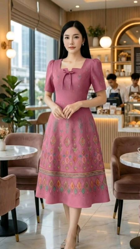 #ชุดเดรส #เดรสลายไทย #ชุดทำงาน #เสื้อผ้าแฟชั่น #Fashion #ShopeeVideoMission #Shopee #ช้อปปี้ #ช้อปเลยไม่ตกเทรนด์ #ของฮิตแอปส้ม #ของดีแอปส้ม #ShopeeTH