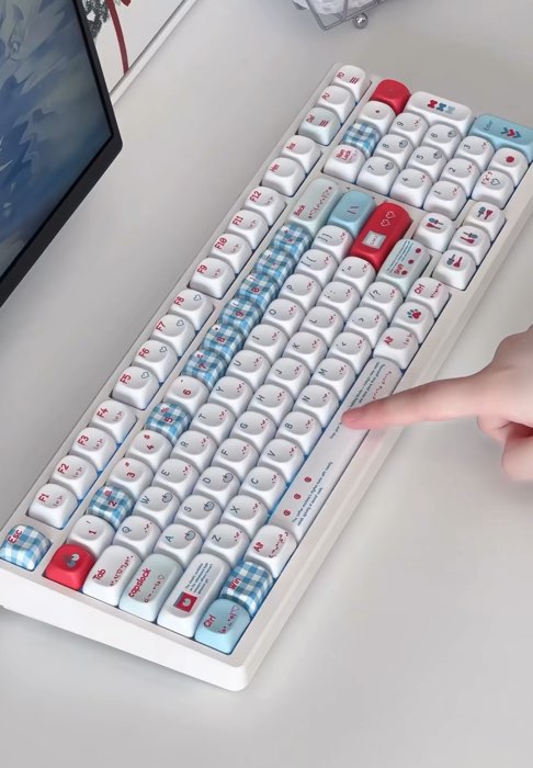 คีย์บอด์ย น่ารักๆ💕 #คีย์บอร์ด #keyboard #คีย์แคป