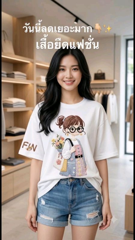 #เสื้อยืดแฟชั่น #เสื้อยืดผู้หญิง #เสื้อยืดใส่สบาย #เสื้อยืดขายดี #พร้อมส่งกดตะกร้าเลย