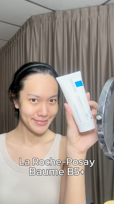 Kem dưỡng mà tôi đã dùng liên tục hơn 2 năm rồi. Làn da mặt khỏe mạnh và cải thiện rất nhiều. #larocheposay #baumeb5 #บํารุงผิว