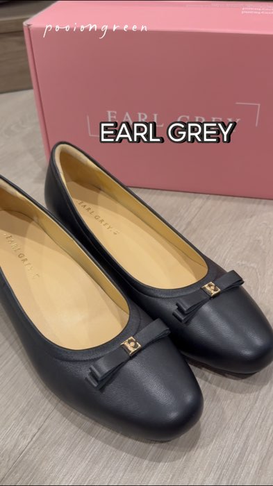 สูงนิดเดียวแต่มั่นใจเต็ม100 #earlgrey #รองเท้าหนังแท้ #คัทชูผู้หญิง #รองเท้าทำงาน #