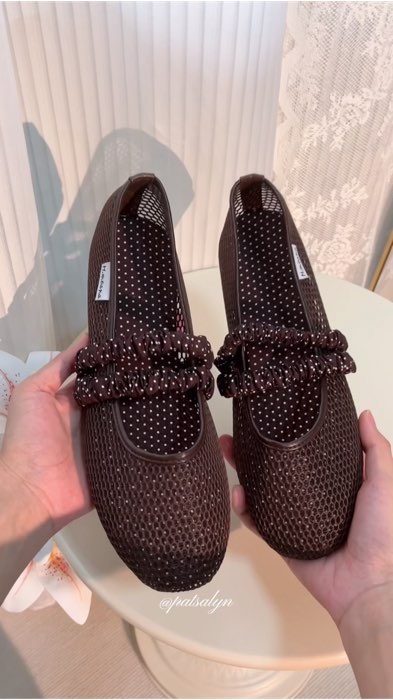 รองเท้าแมรี่เจนตาข่าย minimal dot สายพองๆน่ารักมาก #รองเท้าแมรี่เจน #รองเท้า #รองเท้าผู้หญิง #รองเท้าแฟชั่น