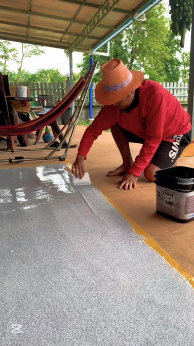 Biến sàn cũ trở nên đẹp như đá cẩm thạch với sơn họa tiết đá cẩm thạch hạt cát; sau khi sơn, sang trọng, đắt tiền, tự làm dễ dàng.