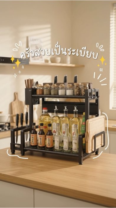 Kệ đựng gia vị đa năng bằng thép chắc chắn, bền bỉ giúp bếp trông sạch sẽ, gọn gàng hơn rất nhiều nhé. #sắpxếpbếp #kệđựnggiavi #đồđùngbếp #đồđùngnhà