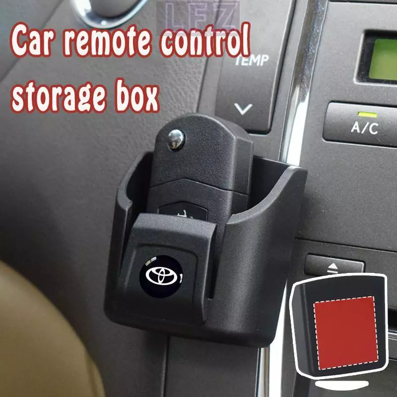 Toyota รถกล่องเก็บรีโมทคอนโทรลกล่องเก็บภายในรถกล่องเก็บสําหรับ Toyota Fortuner Camry Hilux Revo Yaris ATIV Yaris Cross V