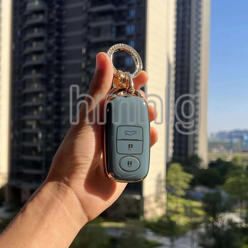 เคสกุญแจรีโมตรถยนต์ Tpu แบบนิ่ม สําหรับ Toyota Yaris Ativ 2023 Yaris Cross 2023 New Yaris 2022 Yaris Ativ 2022