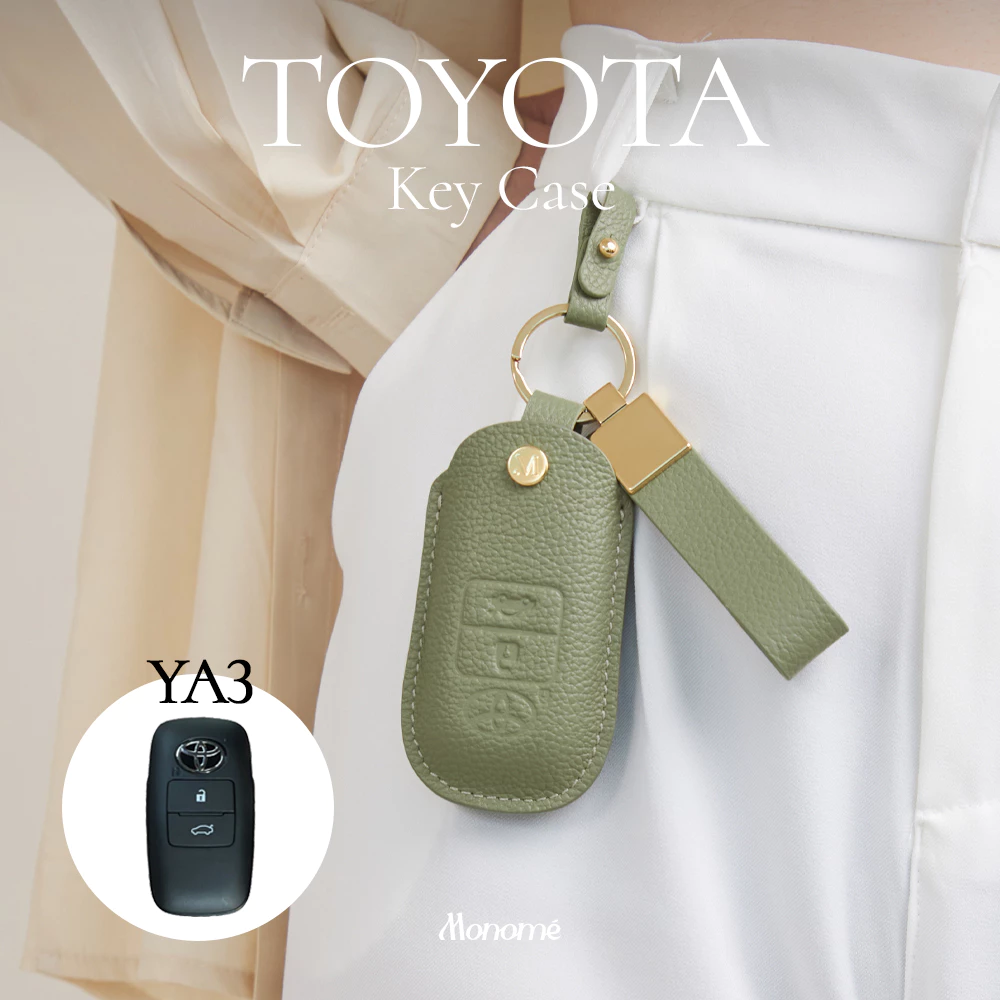 [YA3] YARIS CROSS  รุ่นPremium luxury, toyota Yaris ATIV เคสกุญแจ, หนังแท้ Monomebkk