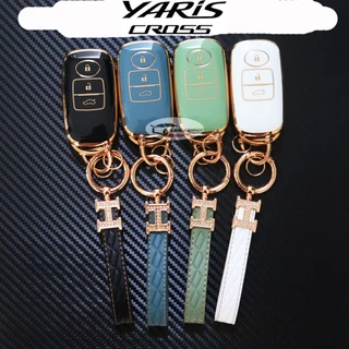 NEW TOYOTA Yaris CROSS HEV 2023 โตโยต้า ยาริส ครอส ซองกุญแจ TPU พร้อม พวงกุญแจ
