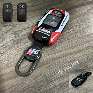 เคสรีโมทรถ Toyota Yaris Cross  Yaris ATIV   Veloz 2023  แบบลาย GR Sports  สามารถดึงกุญแจในรีโมทได้ ด้านหน้าปุ่มกดปกป้องก
