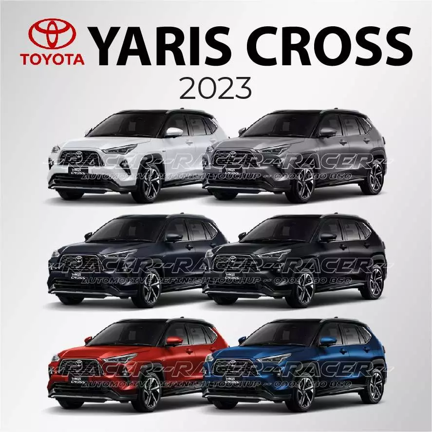 สีแต้มรถ / สีสเปรย์ Toyota YarisCross / NightShade 2023-2025 : โตโยต้า ยาริส ครอส / ไนท์เฉด 2023-2025